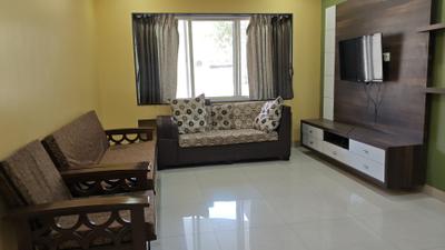 Living Room Image of 1600 Sq.ft 2 BHK Apartment / Flat for rent in Raviraj Fortaleza Apartment, Kalyani Nagar Pune for Rs. 65000