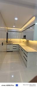 Kitchen Image of 900 Sq.ft 3 BHK Builder Floor for rent in Burari New Delhi for Rs. 22000