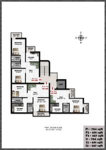 Image of 469 Sq.ft 1 BHK Apartment / Flat for sale in Surapet, Chennai for Rs. 3236100