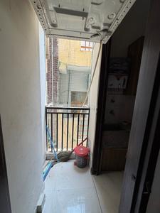 Balcony Image of 500 Sq.ft 1 BHK Builder Floor for rent in Dwarka Mor New Delhi for Rs. 14999