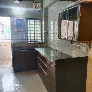 Kitchen Image of 1200 Sq.ft 3 BHK Builder Floor for sale in Akshar Amrut, Atladara Vadodara for Rs. 3700000