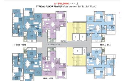 Image of 681 Sq.ft 1 BHK Apartment / Flat for sale in Surabhi City Phase 1, Somatane, Pune for Rs. 3200000
