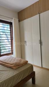 Bedroom Image of 1200 Sq.ft 2 BHK Builder Floor for rent in Indira Nagar Bengaluru for Rs. 73000