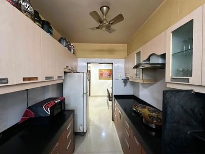 Kitchen Image of 1200 Sq.ft 3 BHK Apartment / Flat for rent in Nerul Navi Mumbai for Rs. 60000