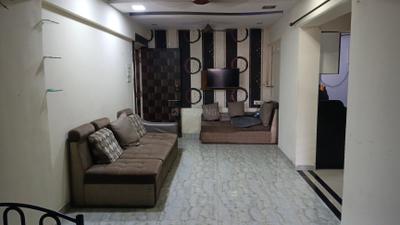 Living Room Image of 1000 Sq.ft 2 BHK Duplex for rent in Shivshankar Plaza, Airoli Navi Mumbai for Rs. 60000