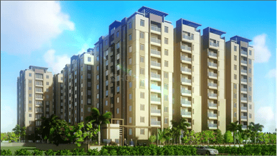 Image of 1260 Sq.ft 2 BHK Apartment / Flat for sale in Manikonda, Hyderabad for Rs. 11400000