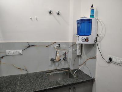 Kitchen Image of 550 Sq.ft 1 BHK Apartment / Flat for rent in Malviya Nagar Jaipur for Rs. 18000