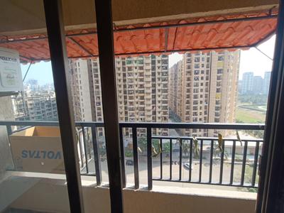 Balcony Image of 607 Sq.ft 1 BHK Apartment / Flat for sale in Raunak City Sector IV D3, Kalyan West Kalyan for Rs. 5200000