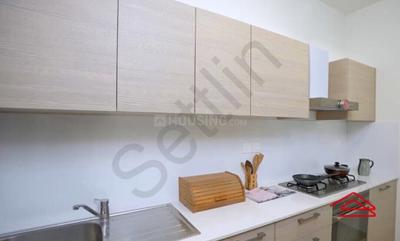 Kitchen Image of 1104 Sq.ft 2 BHK Apartment / Flat for sale in Thanisandra Bengaluru for Rs. 14700000