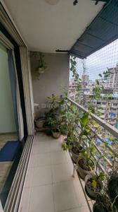 Balcony Image of 850 Sq.ft 2 BHK Apartment / Flat for rent in Navkar Paradise, Borivali West Mumbai for Rs. 72000