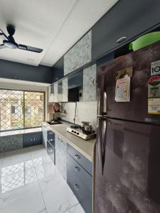 Kitchen Image of 630 Sq.ft 1 BHK Apartment / Flat for sale in Thane West Thane for Rs. 13200000