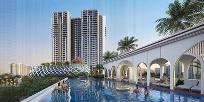 Image of 750 Sq.ft 2 BHK Apartment / Flat for sale in Raymond The Address By GS Tower 3, Sion, Mumbai for Rs. 21100000