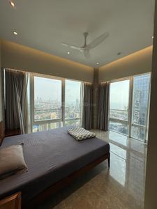 Bedroom Image of 1500 Sq.ft 3 BHK Apartment / Flat for rent in Indiabulls Blu, Worli Mumbai for Rs. 475000