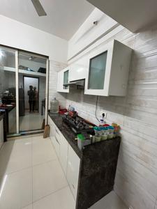 Kitchen Image of 1300 Sq.ft 2 BHK Apartment / Flat for rent in Shikha Tower, Kopar Khairane Navi Mumbai for Rs. 50000