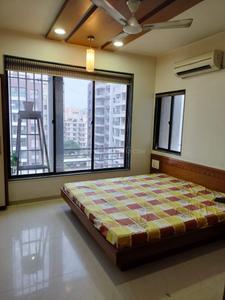 Bedroom Image of 1100 Sq.ft 3 BHK Apartment / Flat for rent in Kailash Savan Surface Serena, Yogi Nagar Rajkot for Rs. 33000