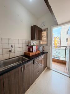 Kitchen Image of 550 Sq.ft 1 BHK Builder Floor for rent in Munnekollal Bengaluru for Rs. 26000