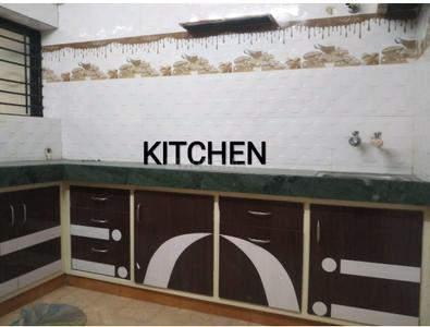 Kitchen Image of 1350 Sq.ft 3 BHK Apartment / Flat for rent in Nava Vadaj Ahmedabad for Rs. 20000
