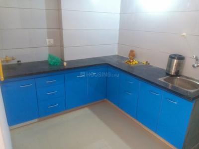 Kitchen Image of 635 Sq.ft 1 BHK Apartment / Flat for sale in Savvy Studioz, Gota Ahmedabad for Rs. 3700000