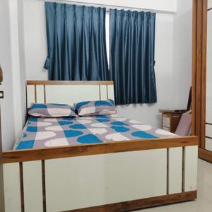 Bedroom Image of 1024 Sq.ft 2 BHK Apartment / Flat for rent in Rama Queensland, Moshi Pune for Rs. 25000
