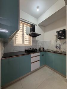 Kitchen Image of 800 Sq.ft 1 BHK Builder Floor for rent in Nagavara Bengaluru for Rs. 30000