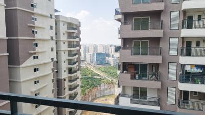 Balcony Image of 1990 Sq.ft 3 BHK Apartment / Flat for rent in Spectra, Financial District Hyderabad for Rs. 85000