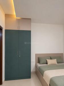 Bedroom Image of 500 Sq.ft 1 RK Apartment / Flat for rent in Paradise At Brigade Cornerstone Utopia, Varthur Bengaluru for Rs. 23000