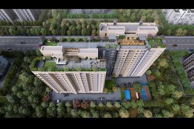 Image of 850 Sq.ft 2 BHK Apartment / Flat for rent in 24Life Exotica, Dudulgaon, Pune for Rs. 17500