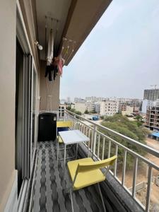 Balcony Image of 942 Sq.ft 1 BHK Apartment / Flat for rent in Gachibowli Hyderabad for Rs. 30000