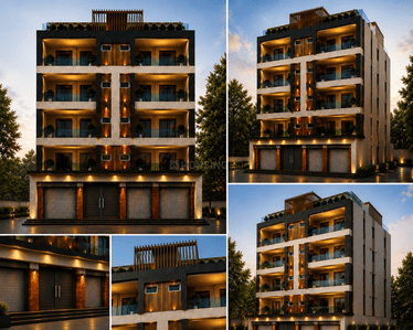 Image of 1343 Sq.ft 3 BHK Apartment / Flat for sale in Mirpur, Kanpur for Rs. 8058000
