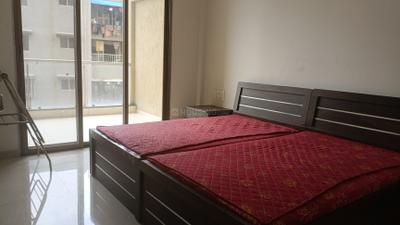 Bedroom Image of 1405 Sq.ft 3 BHK Apartment / Flat for rent in Pathardi Phata Nashik for Rs. 17000
