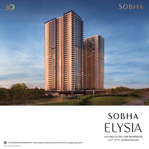 Building Image of 1876 Sq.ft 3 BHK Apartment / Flat for sale in Sobha Elysia, Gujarat International Finance Tec City Gandhinagar for Rs. 24700000