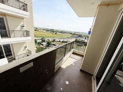 Balcony Image of 1705 Sq.ft 3 BHK Apartment / Flat for rent in Skyline Elevate, Utrathiya Zirakpur for Rs. 34000