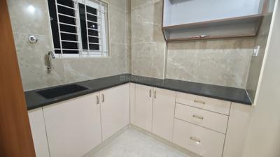 Kitchen Image of 550 Sq.ft 1 BHK Builder Floor for rent in Kudlu Gate Bengaluru for Rs. 26000