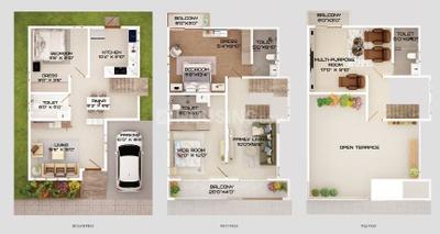 Image of 2400 Sq.ft 3 BHK Apartment / Flat for sale in Muthanallur Amanikere, Bengaluru for Rs. 25205785