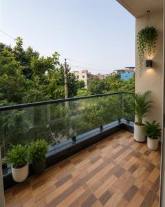 Balcony Image of 1200 Sq.ft 2 BHK Builder Floor for rent in Sector 27 Gurgaon for Rs. 57000