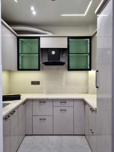 Kitchen Image of 1000 Sq.ft 3 BHK Apartment / Flat for sale in Dream Luxury Floors, Mahavir Enclave New Delhi for Rs. 9000001