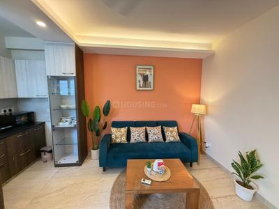 Kitchen Image of 910 Sq.ft 1 BHK Builder Floor for rent in HUDA Plot Sector 42, Sector 42 Gurgaon for Rs. 42000