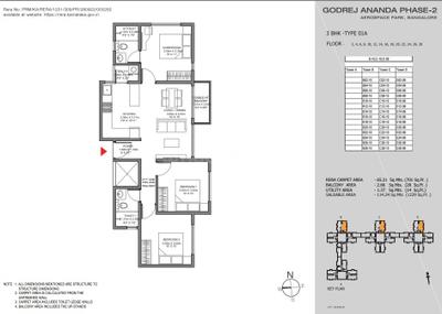 Image of 1630 Sq.ft 3 BHK Apartment / Flat for sale in Godrej Ananda Phase 1, Gummanahalli, Bengaluru for Rs. 16000000