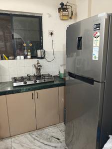 Kitchen Image of 598 Sq.ft 1 BHK Apartment / Flat for rent in Sanpada Navi Mumbai for Rs. 38000