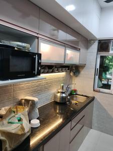 Kitchen Image of 960 Sq.ft 1 BHK Apartment / Flat for sale in Vihang Valley, Kasarvadavali Thane for Rs. 9200000
