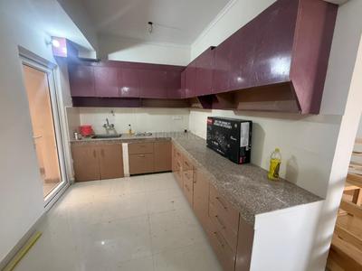 Kitchen Image of 1400 Sq.ft 3 BHK Apartment / Flat for rent in Rohit Grand, Guramba Lucknow for Rs. 20000