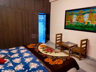 Bedroom Image of 300 Sq.ft 1 RK Apartment / Flat for rent in Pratap Nagar Jaipur for Rs. 18000