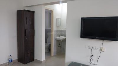 Living Room Image of 600 Sq.ft 1 BHK Apartment / Flat for rent in Godrej Garden City, Gota Ahmedabad for Rs. 22000