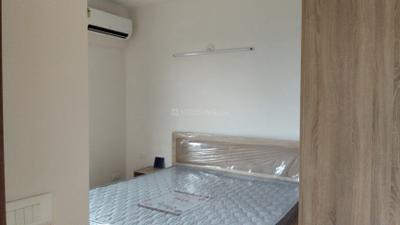 Bedroom Image of 850 Sq.ft 1.5 BHK Studio for rent in Godrej Golf Links Villas, Jaypee Greens Greater Noida for Rs. 40000