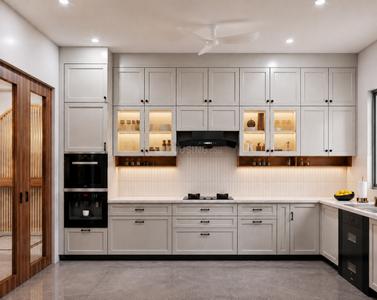 Kitchen Image of 2500 Sq.ft 3.5 BHK Builder Floor for sale in Sarvodaya Enclave New Delhi for Rs. 105000000
