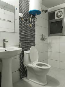 Common Bathroom Image of 1050 Sq.ft 2 BHK Apartment / Flat for rent in Gulshan Bellina, Noida Extension Greater Noida for Rs. 32000