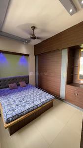 Bedroom Image of 600 Sq.ft 1 BHK Apartment / Flat for rent in Savvy Studioz, Gota Ahmedabad for Rs. 23000