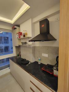 Kitchen Image of 512 Sq.ft 1 BHK Apartment / Flat for rent in Eternal Manhattan Riviera, Sitapura Jaipur for Rs. 16500