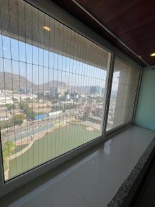 Balcony Image of 450 Sq.ft 1 BHK Apartment / Flat for rent in Parth Lakeview, Dighe Thane for Rs. 40000