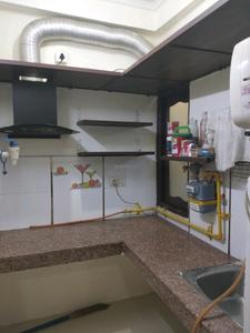Kitchen Image of 450 Sq.ft 2 BHK Apartment / Flat for rent in Mandawali New Delhi for Rs. 15500